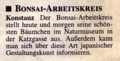 Südkurierartikel vom 23. Mai 1998 zur Ausstellung im Bodensee Naturkundemuseum