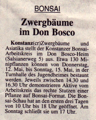 Südkurierartikel vom 9. Mai 1994 zur Ausstellung im Don Bosco
