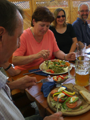 Mittagessen im XXL Restaurant Waldgeist in Hofheim